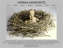 Tablet Screenshot of normaminkowitz.com